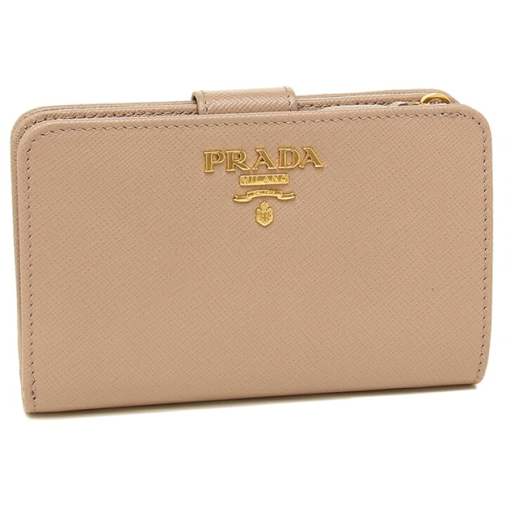 楽天市場】プラダ 二つ折り財布 財布 サフィアーノ レディース PRADA 