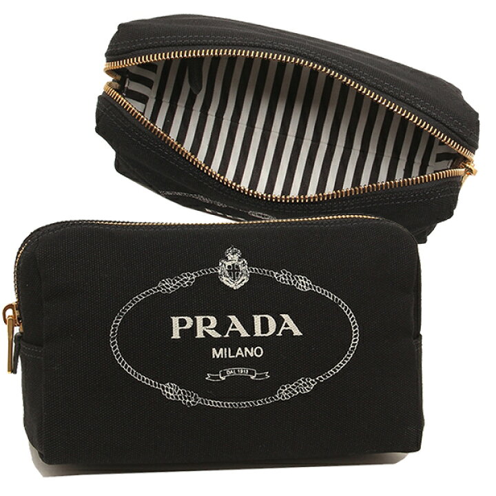 楽天市場】プラダ ポーチ カナパロゴ レディース PRADA 1NA693 20L 
