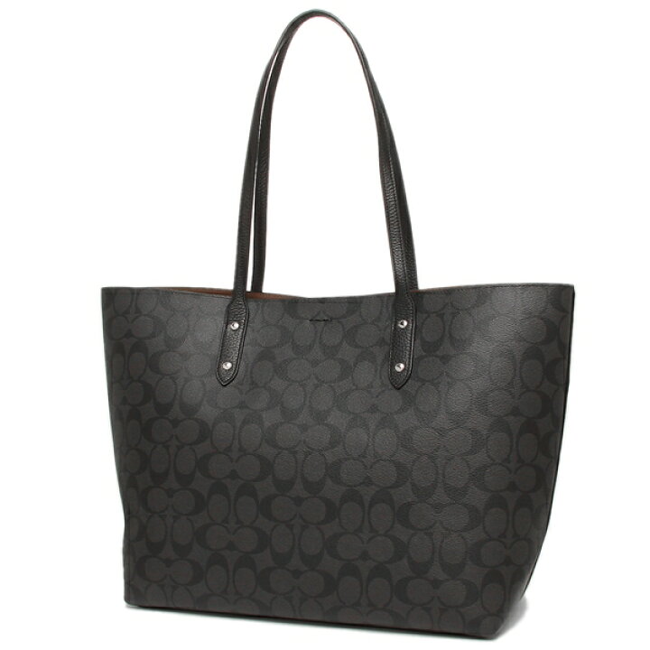 楽天市場 返品ok コーチ トートバッグ アウトレット メンズ レディース Coach F019 Svpld グレー ブラックマルチ 対応 ブランドショップ Axes