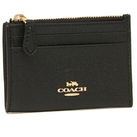 【P10倍 4/23 20時～4/26 9時】コーチ コインケース パスケース アウトレット レディース COACH F88250 IMBLK ブラック 一粒万倍日