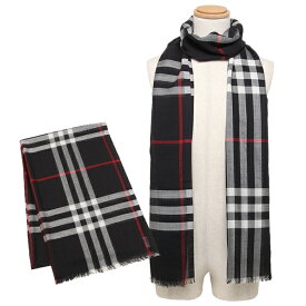 【5%OFFクーポン 3/29 13時～4/5 9時】バーバリー マフラー ジャイアントチェック スカーフ ウール シルク メンズ レディース BURBERRY 8018468 8015407 8015406