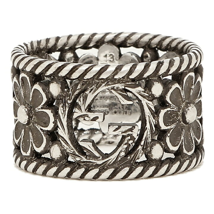 楽天市場 グッチ リング アクセサリー レディース Interlocking G インターロッキングg フラワー 花柄 Gucci J8400 0811 シルバー 返品ok Axes アクセス 楽天市場店
