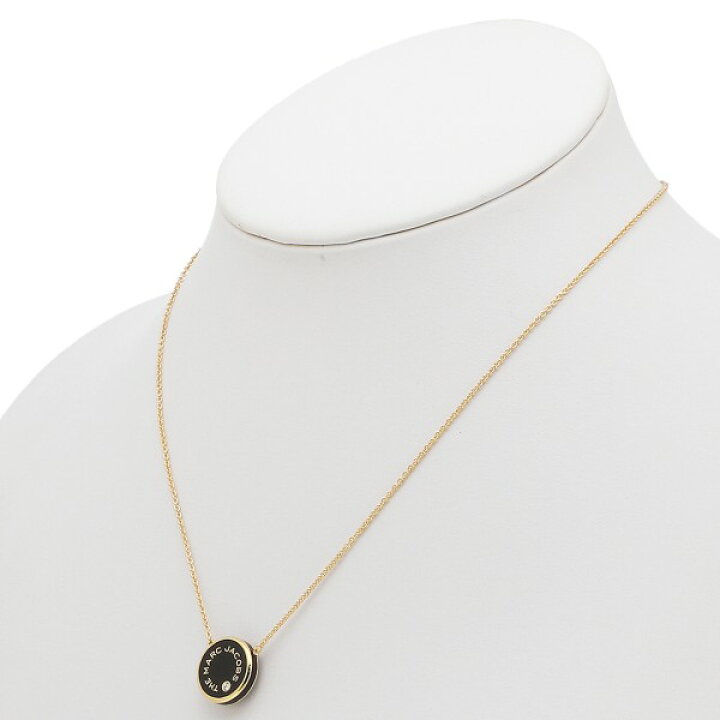 楽天市場 P10倍 10 0時 10 24時 マークジェイコブス ネックレス アクセサリー ザ メダリオン ペンダント ゴールド ブラック レディース Marc Jacobs M 001 返品ok Axes アクセス 楽天市場店