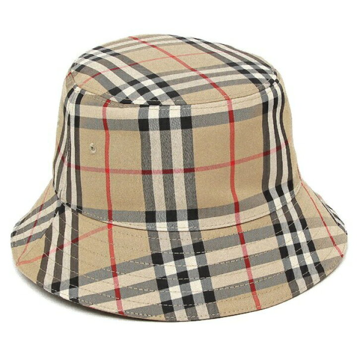 楽天市場】BURBERRY バーバリー バケットハット 帽子 ベージュ メンズ  