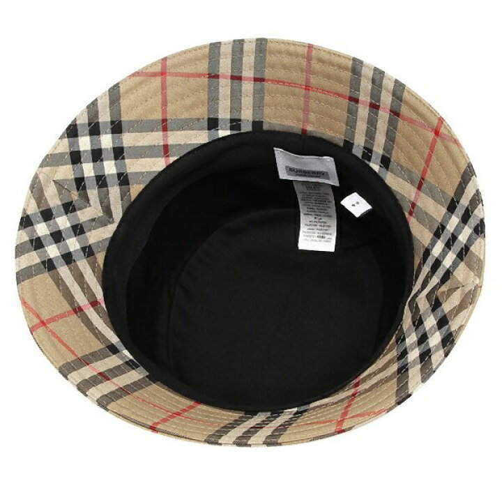 楽天市場】BURBERRY バーバリー バケットハット 帽子 ベージュ メンズ  