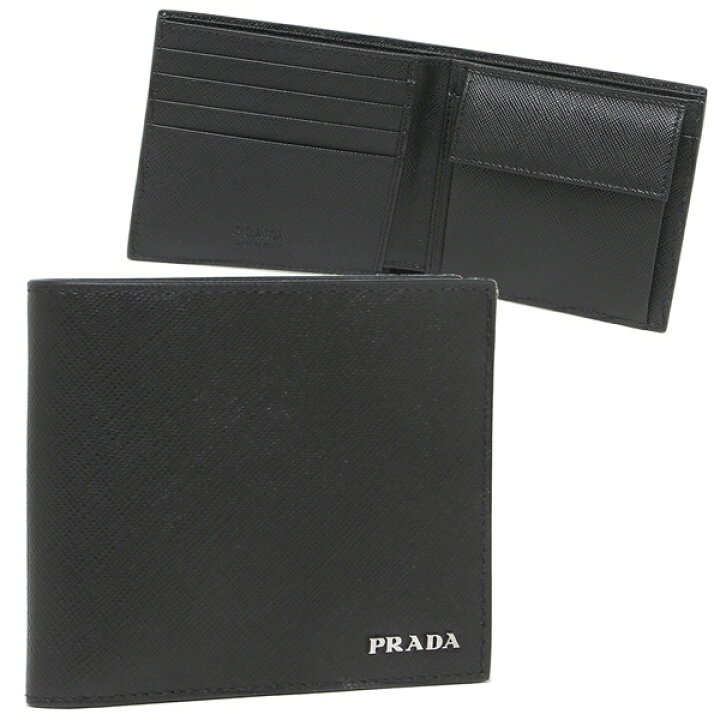楽天市場 プラダ 財布 二つ折り財布 サフィアーノ ブラック メンズ Prada 2mo738 C5s F0002 返品ok Axes アクセス 楽天市場店