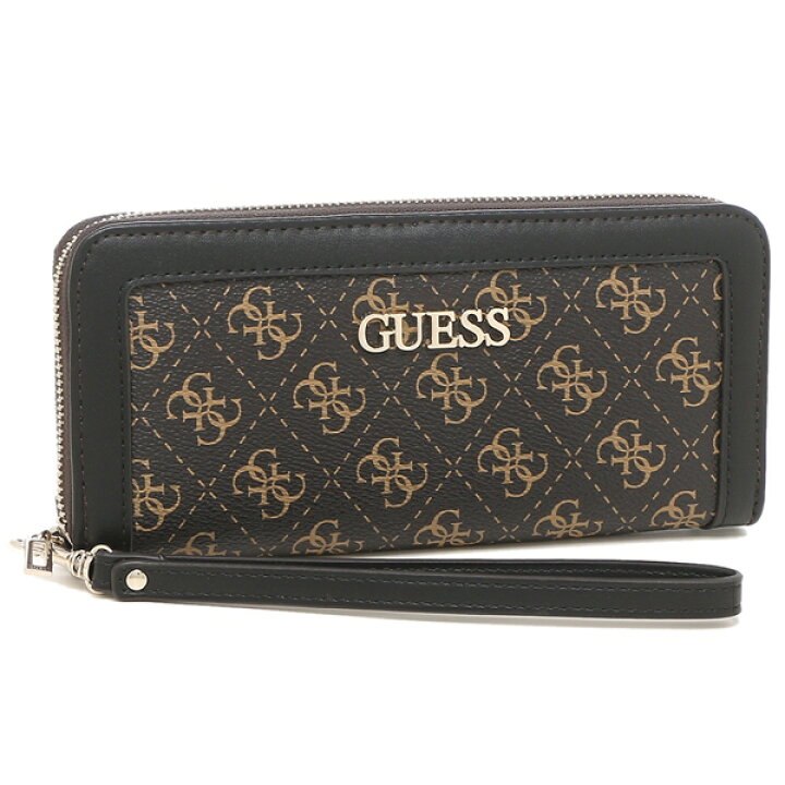 楽天市場 ゲス 財布 長財布 ワシントン ブラウン マルチ レディース Guess Sg Brm 返品ok Axes アクセス 楽天市場店