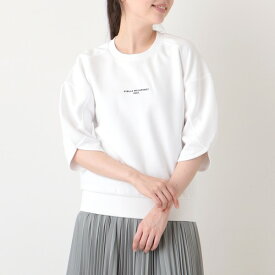 【P10倍 4/23 20時～4/26 9時】ステラマッカートニー Tシャツ トップス ロゴ スウェット ホワイト レディース STELLA McCARTNEY 603139 SOW68 9000