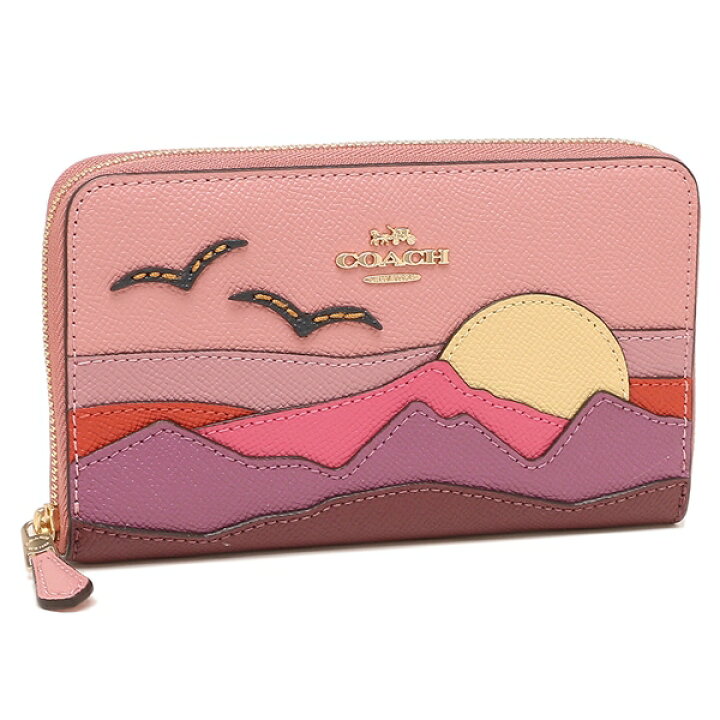楽天市場 P15倍 11 0時 11 24時 コーチ 財布 二つ折り財布 ピンク レディース アウトレット Coach C3641 Imqa7 一粒万倍日 返品ok Axes アクセス 楽天市場店