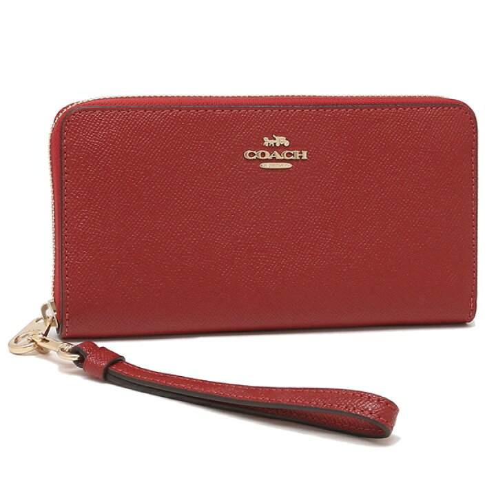 楽天市場】コーチ 財布 長財布 レッド レディース アウトレット COACH 