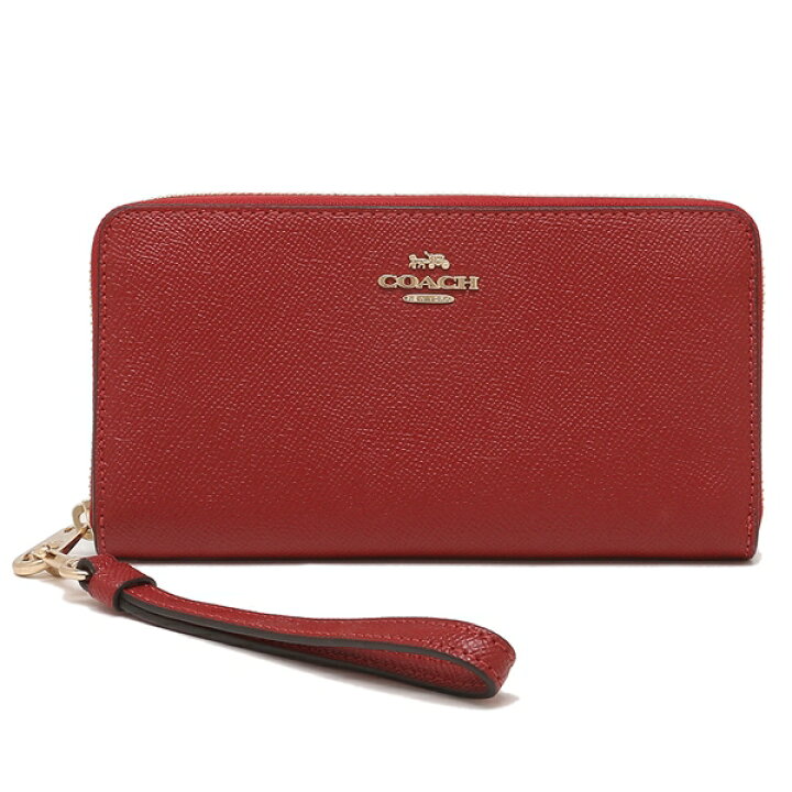 楽天市場】コーチ 財布 長財布 レッド レディース アウトレット COACH 