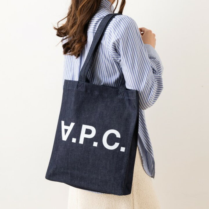楽天市場】アーペーセー トートバッグ ネイビー メンズ レディース APC 