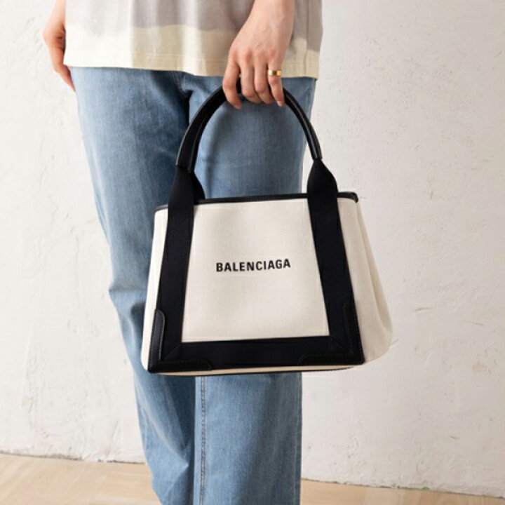 楽天市場】BALENCIAGA バレンシアガ バッグ トートバッグ CABAS カバ S 