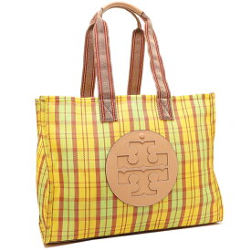 【P10倍 4/23 20時～4/26 9時】トリーバーチ バッグ トートバッグ エラ イエロー マルチ レディース アウトレット TORY BURCH 82706 308 A4対応