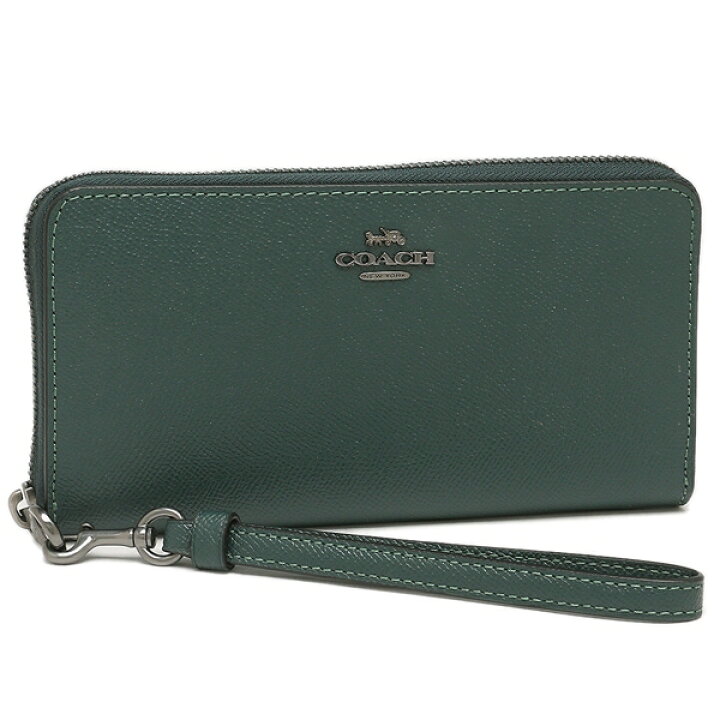 楽天市場 返品ok コーチ アウトレット 長財布 グリーン レディース Coach C3441 Qbfor Axes アクセス 楽天市場店
