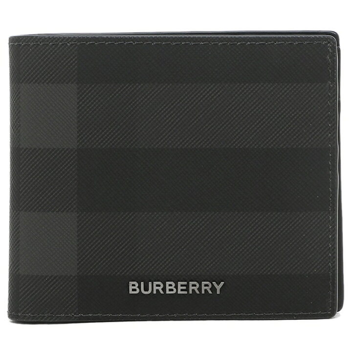 楽天市場】バーバリー 二つ折り財布 ブラック メンズ BURBERRY 8056707 
