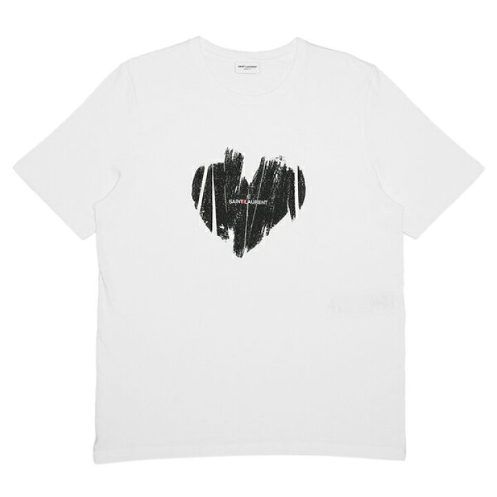 楽天市場】サンローランパリ トップス Tシャツ ロゴ ハート ホワイト  