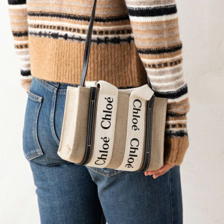楽天市場】CHLOE クロエ トートバッグ ショルダーバッグ WOODY 