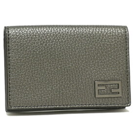 フェンディ カードケース 名刺入れ グレー メンズ FENDI 7M0222 AJJ1 F1HR3