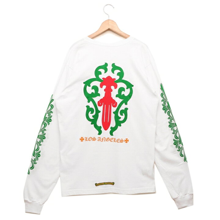 楽天市場】クロムハーツ ロングTシャツ Lサイズ ホワイト メンズ 