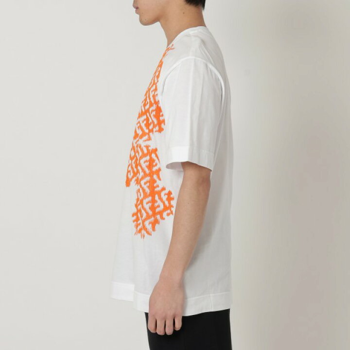 楽天市場】フェンディ Tシャツ トップス FFロゴ ホワイト オレンジ 