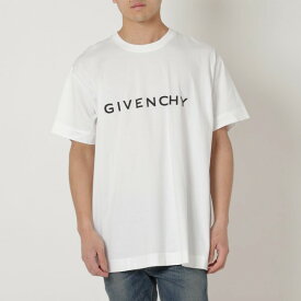 ジバンシィ Tシャツ・カットソー スリムTシャツ ロゴ ホワイト メンズ GIVENCHY BM716G3YAC 100