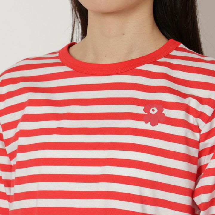 楽天市場】マリメッコ Tシャツ・カットソー ロングTシャツ ストライプ 