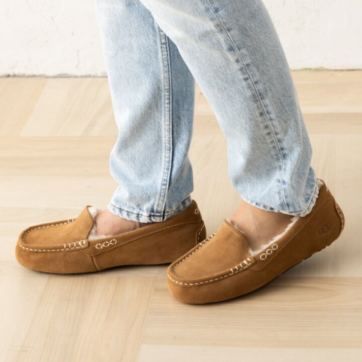 楽天市場】【P10倍 4/14 20時～24時】UGG アンスレー アグ モカシン  