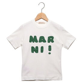 マルニ Tシャツ・カットソー ロゴプリントクルーネックTシャツ キッズ 子供服 ロゴ キッズ 子供服 MARNI M00934M00HZ MT163U