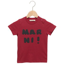 マルニ Tシャツ カットソー ベビー ロゴ レッド キッズ 子供服 MARNI M00916M00HZMT65B 0M400