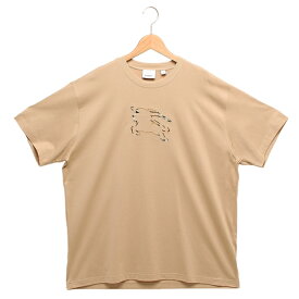 【P10倍 4/23 20時～4/26 9時】バーバリー Tシャツ カットソー 半袖カットソー トップス ベージュ メンズ BURBERRY 8072703 A7405