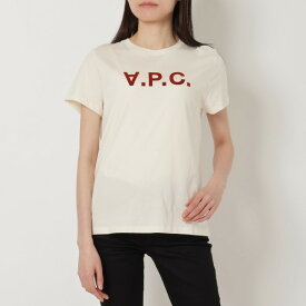 【P10倍 4/23 20時～4/26 9時】アーペーセー Tシャツ カットソー トップス 半袖カットソー オフホワイト レディース APC F26944 COBQX AAC