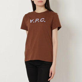 【P10倍 4/23 20時～4/26 9時】アーペーセー Tシャツ カットソー トップス 半袖カットソー ブラウン レディース APC F26944 COBQX CAJ