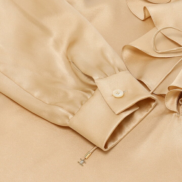 楽天市場】セリーヌ シャツ ブラウス ゴールド レディース CELINE  