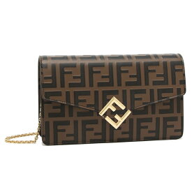 【10%ポイントバック 6/4 10時～6/6 10時】フェンディ ショルダーバッグ FFダイアモンド ブラウン レディース FENDI 8M0488 AQ1Q F13VK