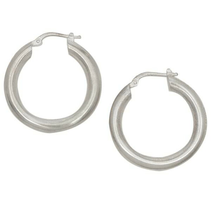 楽天市場】ジルサンダー ピアス クラシック フープピアス シルバー  