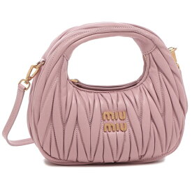 ミュウミュウ ハンドバッグ ショルダーバッグ ワンダーマテラッセレザー ピンク レディース MIU MIU 5BP078 N88 F0E18