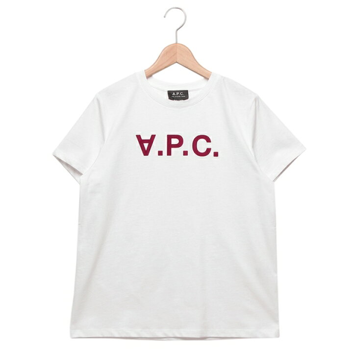 楽天市場】アーペーセー Tシャツ カットソー ホワイト レッド  