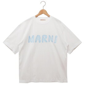 マルニ Tシャツ カットソー クルーネック ロゴ ホワイト レディース MARNI THJET49EPH USCS11 L4W01