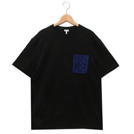 【P10倍 4/29 20時～4/29 24時】ロエベ Tシャツ カットソー アナグラム ブラック メンズ LOEWE H526Y22XAT 1100