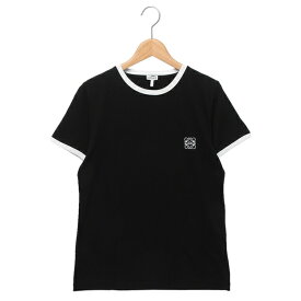 ロエベ Tシャツ カットソー アナグラム ブラック ホワイト レディース LOEWE S359Y22X28 1102