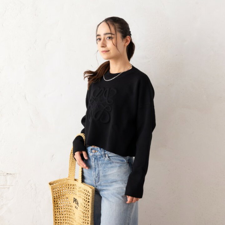 楽天市場】ロエベ ニット セーター アナグラム ブラック レディース  
