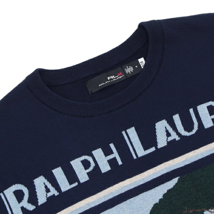 楽天市場】ポロラルフローレン ニット セーター ネイビー メンズ RALPH 