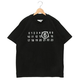 エムエムシックス メゾンマルジェラ Tシャツ カットソー ブラック メンズ MM6 Maison Margiela SH0GC0001 STJ391 961