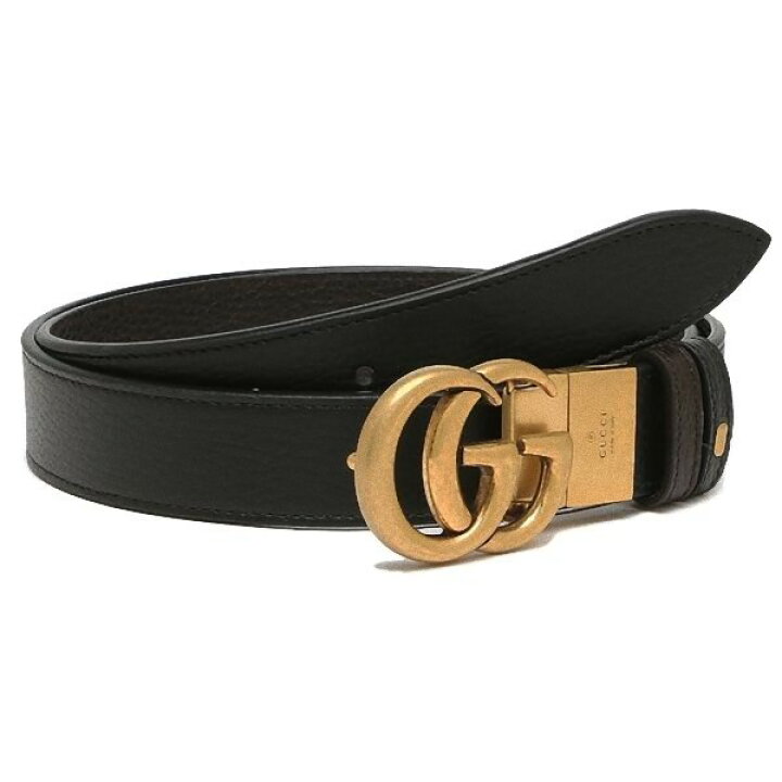 楽天市場】グッチ ベルト ダブルG ブラック ブラウン メンズ GUCCI  