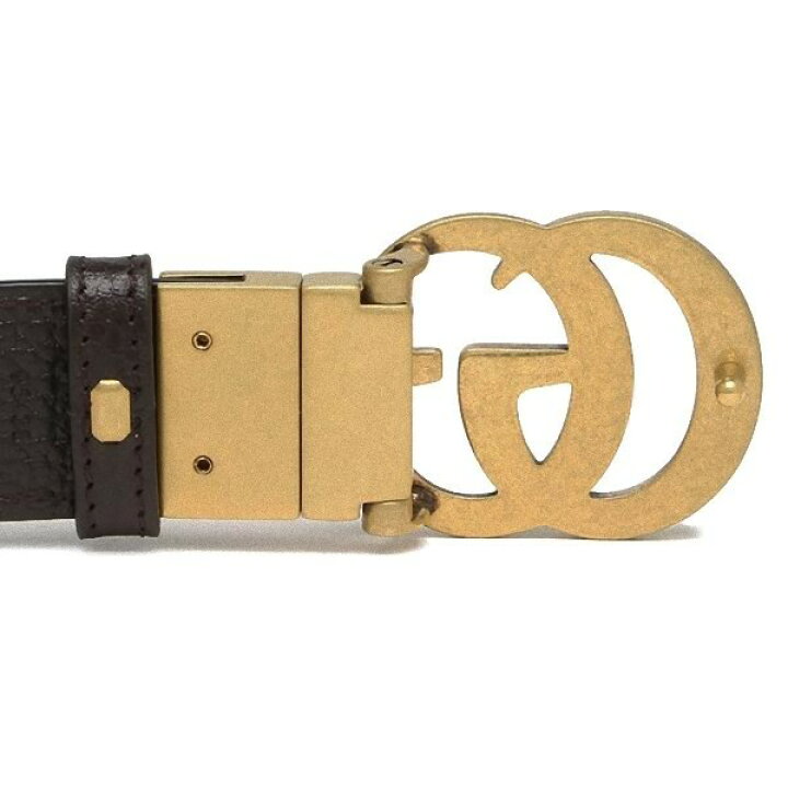 楽天市場】グッチ ベルト ダブルG ブラック ブラウン メンズ GUCCI  