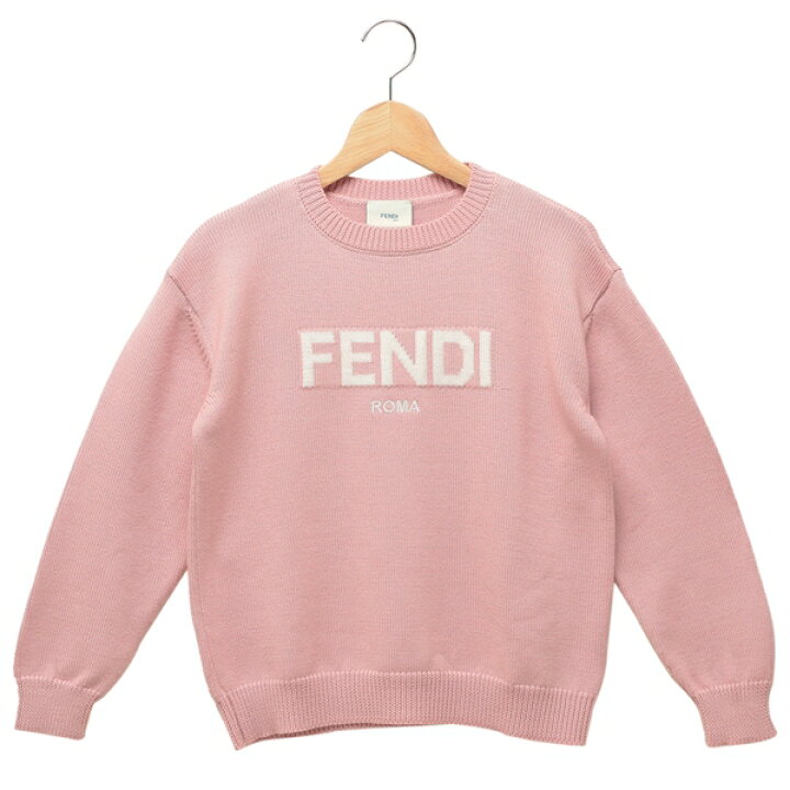 楽天市場】フェンディ 子供服 ニット セーター ピンク ホワイト キッズ  