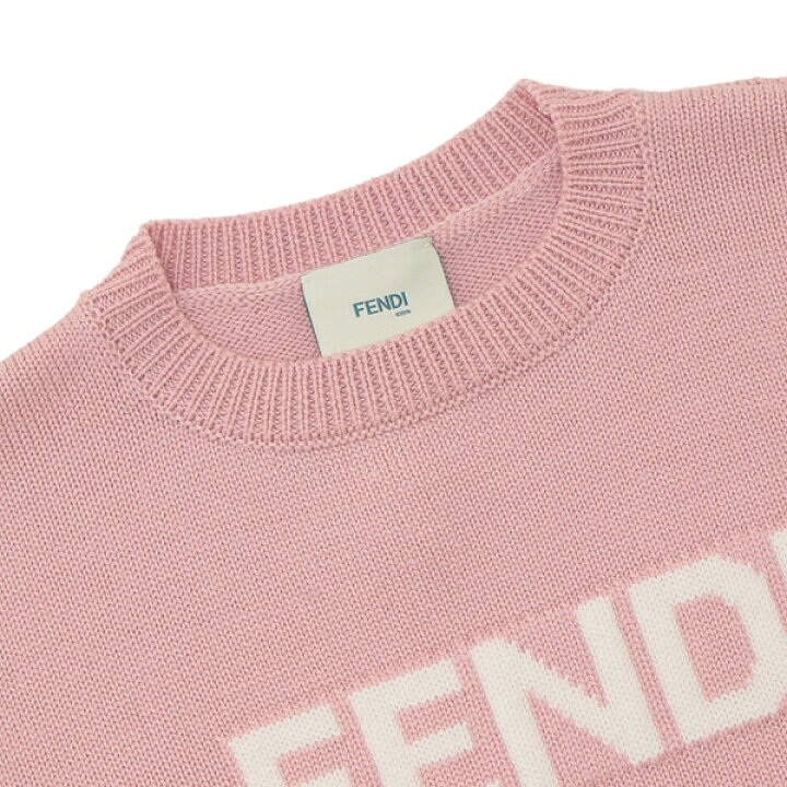 FENDI フェンディ FS7102 AC6A 20年製 ピンク サイドリボン ロゴ  