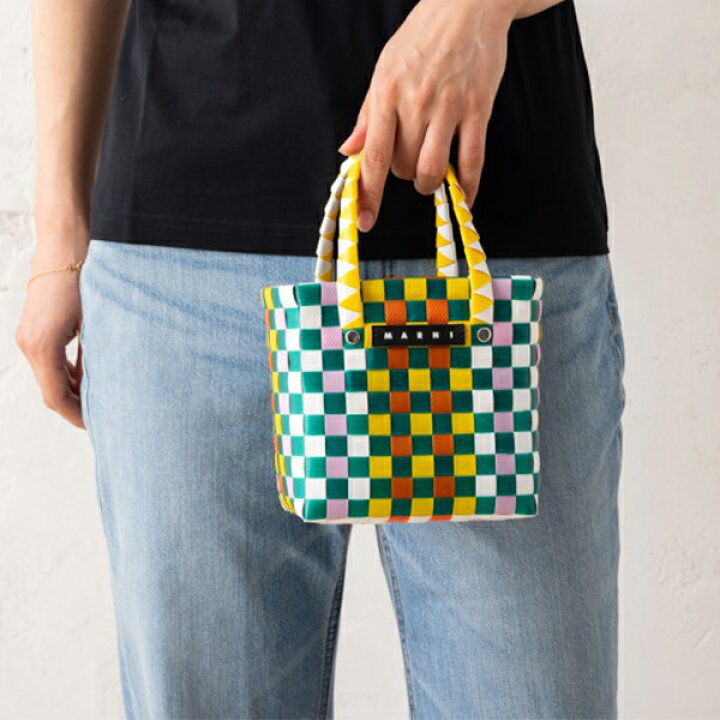 楽天市場】MARNI マルニキッズ ハンドバッグ かごバッグ バスケット 