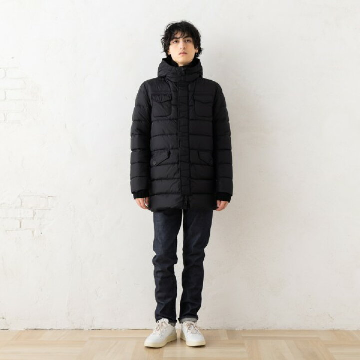 楽天市場】ヘルノ ダウンジャケット コート ブラック メンズ HERNO 